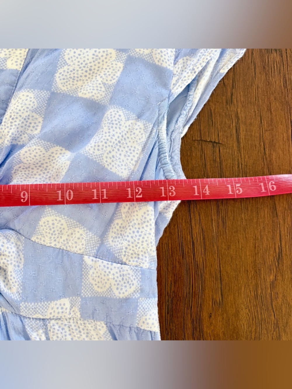 Urban Outfitters Collared Blue Checkered Mini Dress — Size Small - Picture 7 of 10